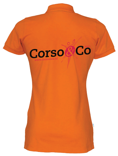 Corso&Co polo | Dames <br>Rugborduring 'Corso&Co'