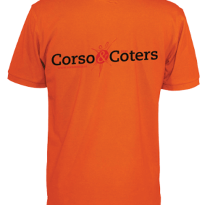 Corso&Co polo | Heren <br>Rugborduring 'Corso&Coters'