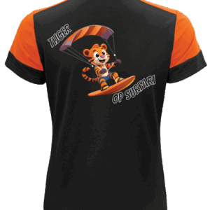 Themashirt | Dames <br>'Tijger op surfari'